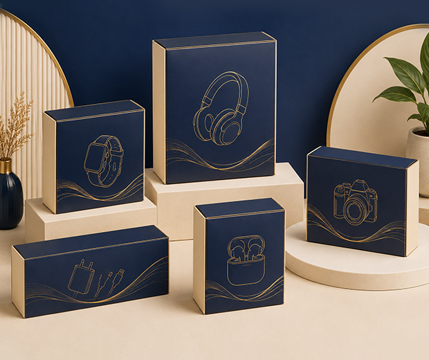 Premium electronic box packaging by Pratham Packaging