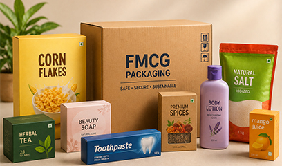 FMCG packaging solutions by Pratham Packaging