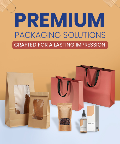 Premium packaging mobile banner